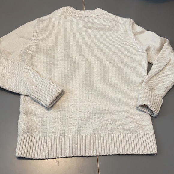 Girls knit sweater with 2 gold buttons: size: S - Picture 6 of 7